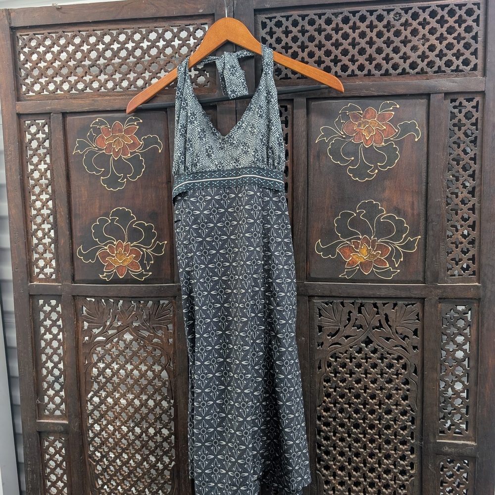 Athleta Geometric Pack Everywhere Halter Dress